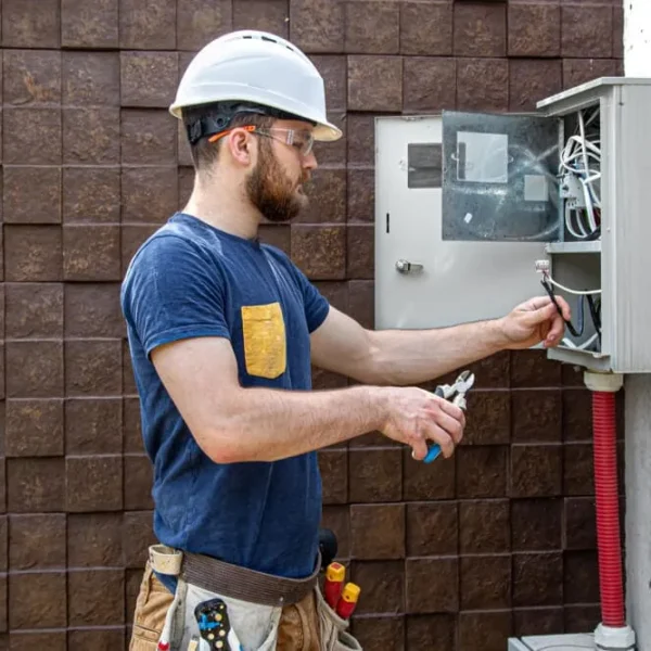 Instalação de quadro de distribuição de energia
